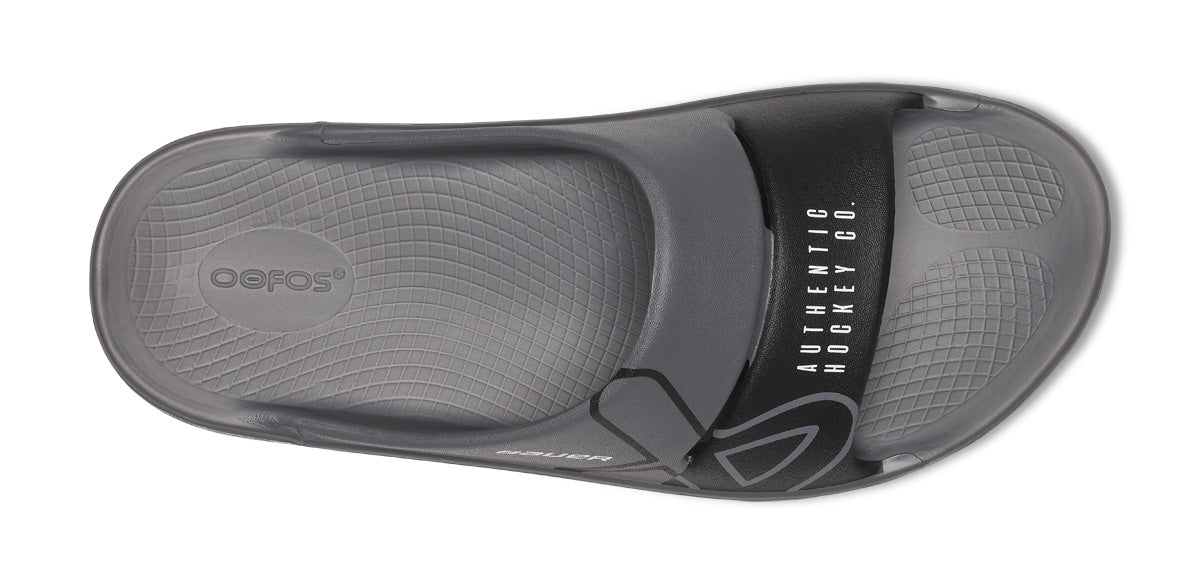 BAUER/OOFOS Women's OOahh Sport Slide Sandal – Slate - Image 6