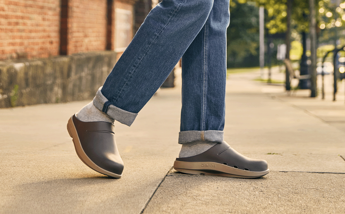 Men's OOcloog Stacked Clog - Portobello - Image 10