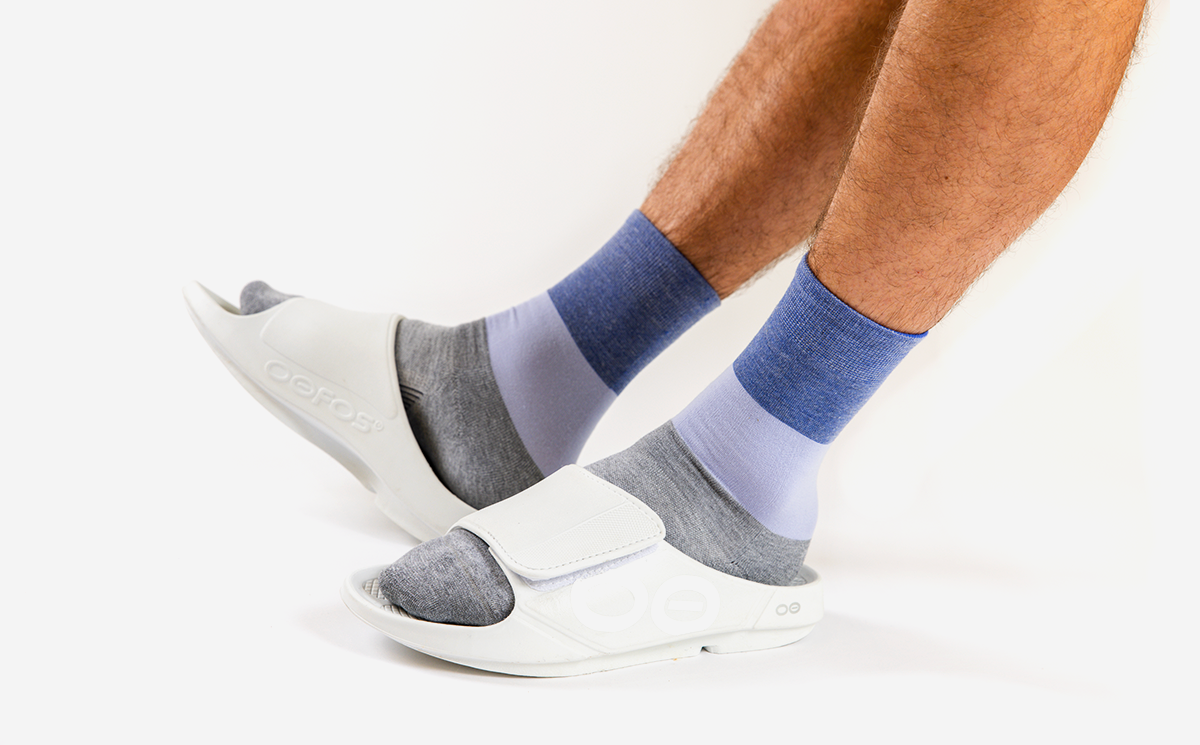 Men's OOahh Sport Flex Sandal - White - Image 10